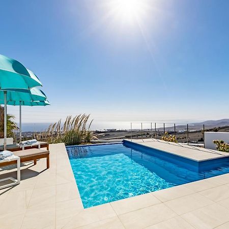 Villa Infinity: Panoramic Sea Views & Private Heated Pool Tias Exterior photo