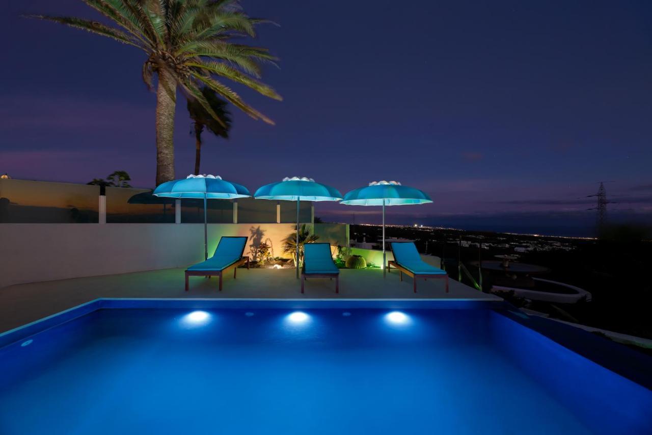Villa Infinity: Panoramic Sea Views & Private Heated Pool Tias Exterior photo